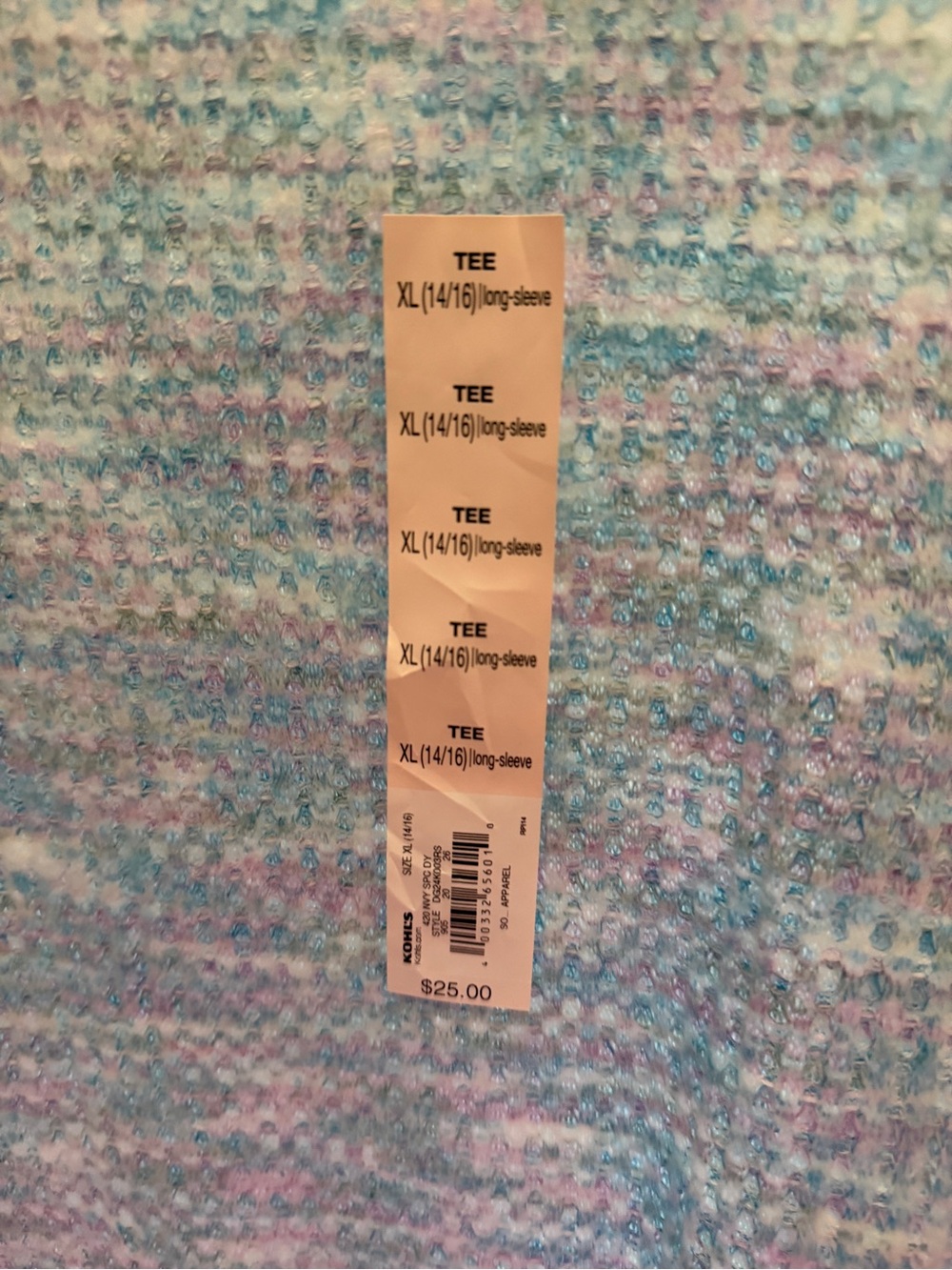 SO Light Gray Ruffle Shoulder Waffle Knit Pullover - Picture 3 of 6